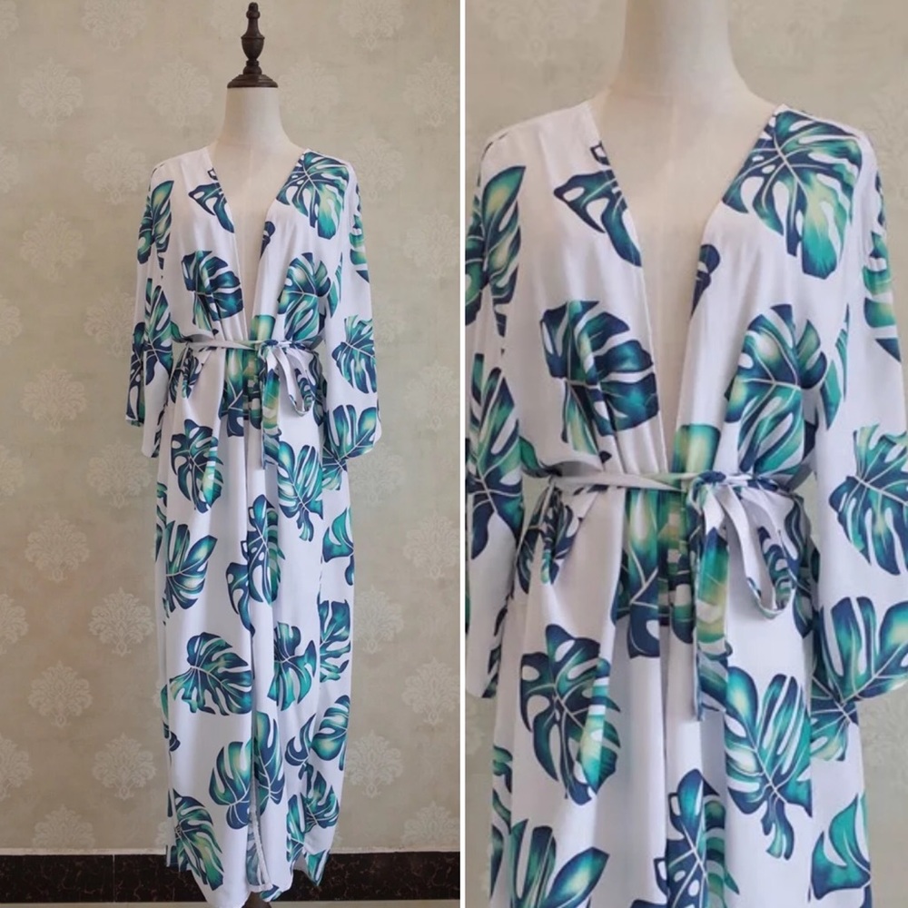 New! Bohemian floral leaf 🍃 swim cover up - Picture 6 of 6